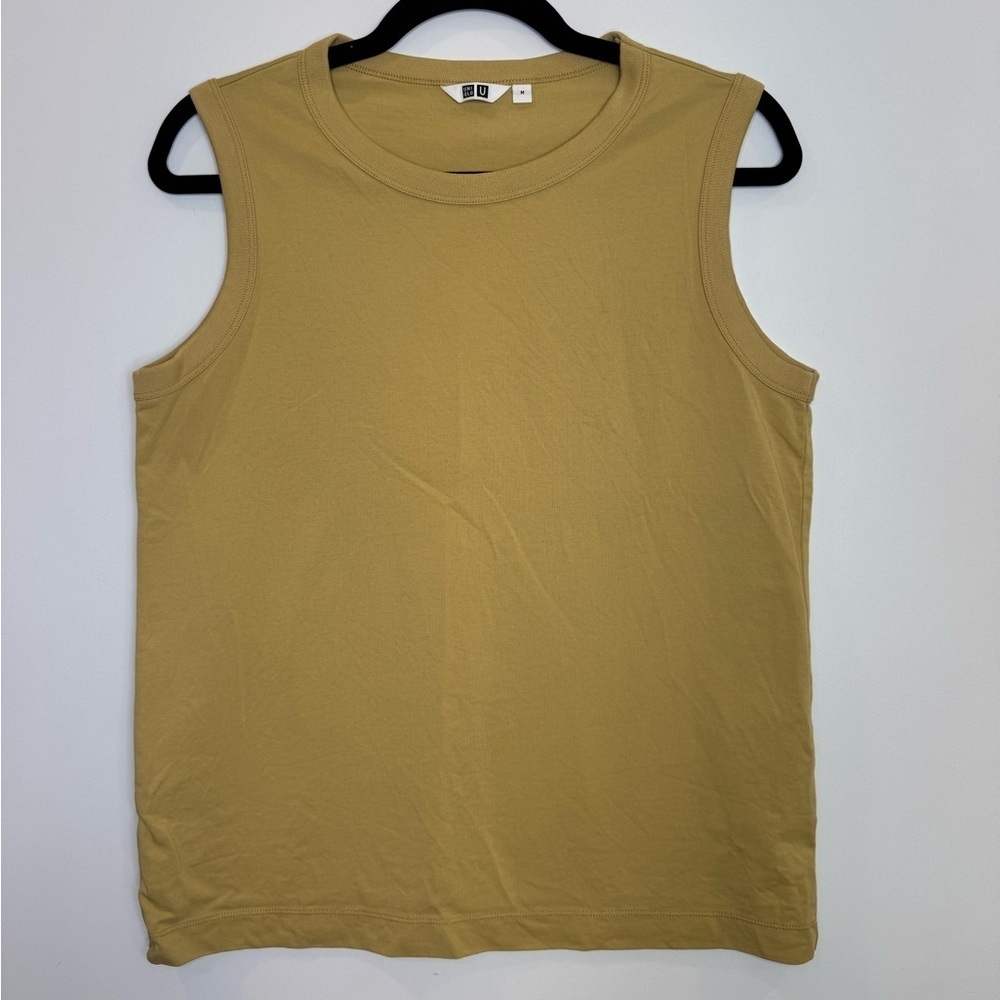 Uniqlo Airism gold yellow Casual Sleeveless Top size medium